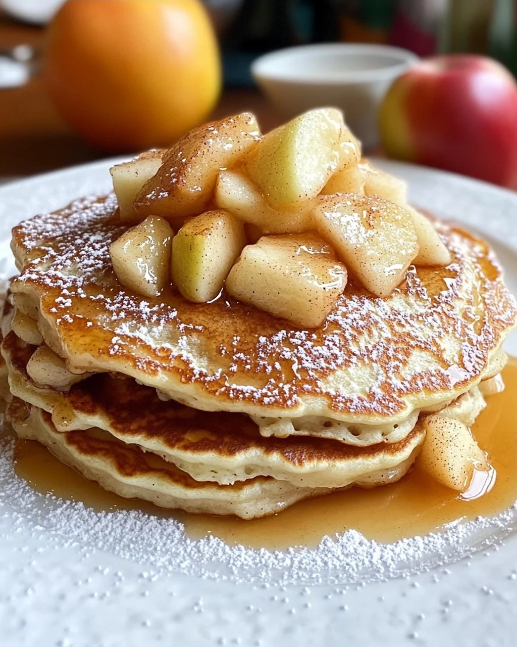 Apfelpfannkuchen klassisch und fluffig