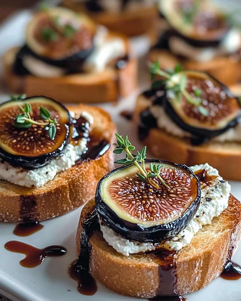Balsamico Ofenfeigen Crostinis: Ein Hochgenuss für jeden Anlass