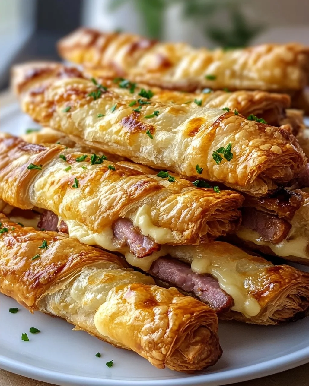 Beef Ham And Cheese Puff Pastry Sticks: Delicious and Crispy!