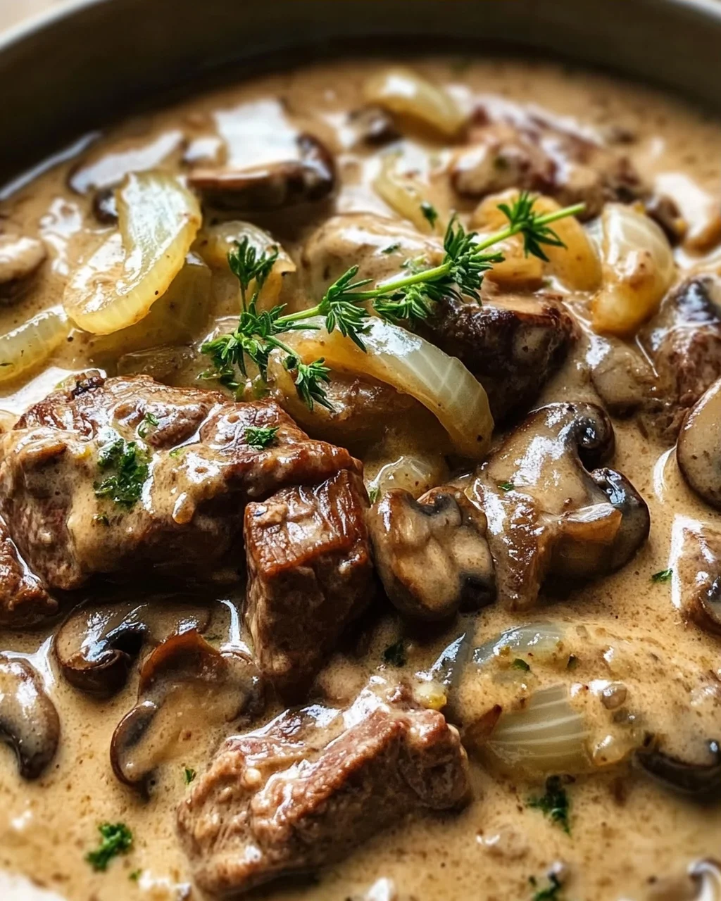 Boeuf Stroganoff