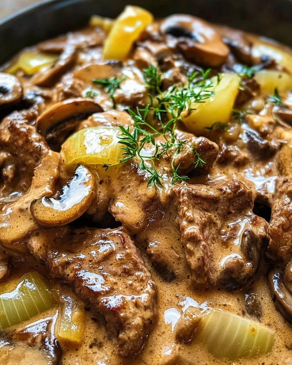 Boeuf Stroganoff