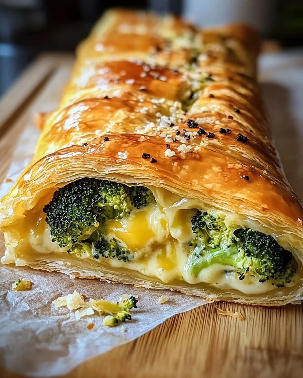 Brokkoli-Käse-Strudel
