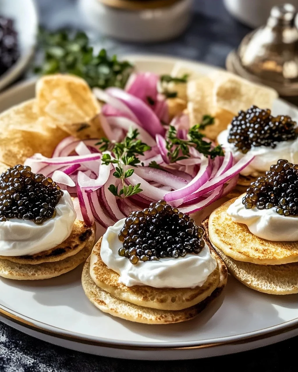 Caviar Appetizer Platter