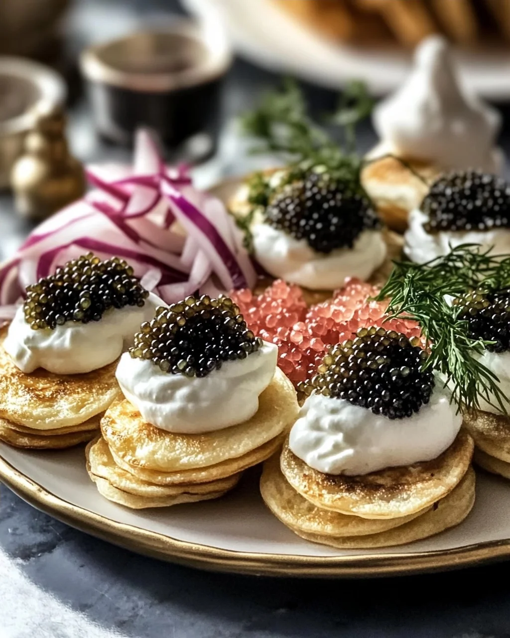 Caviar Appetizer Platter