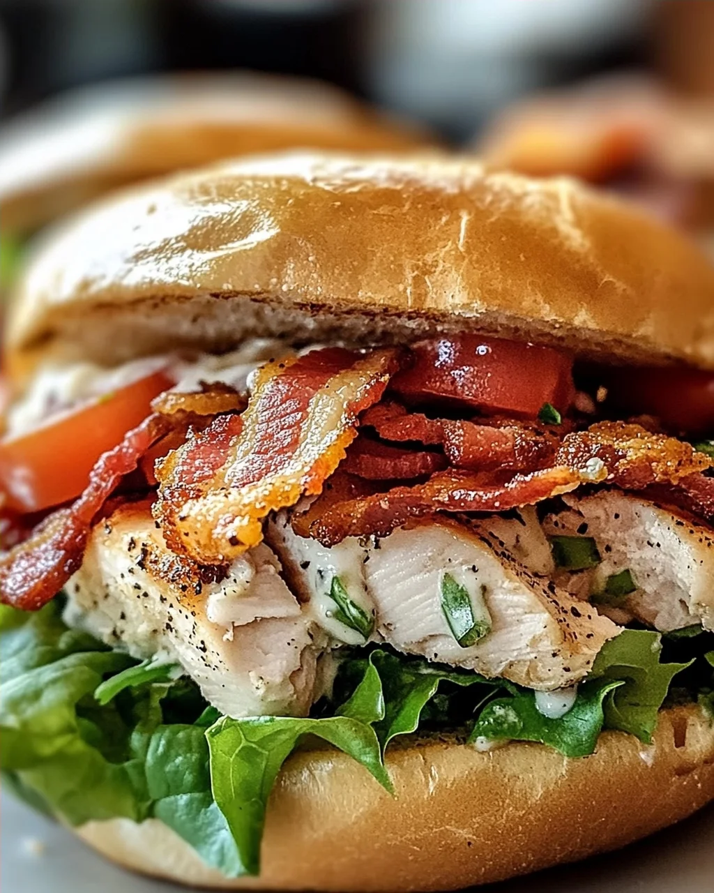 Chopped Chicken Beef Bacon Ranch Sandwich: Blitz-Geschmacksbombe!