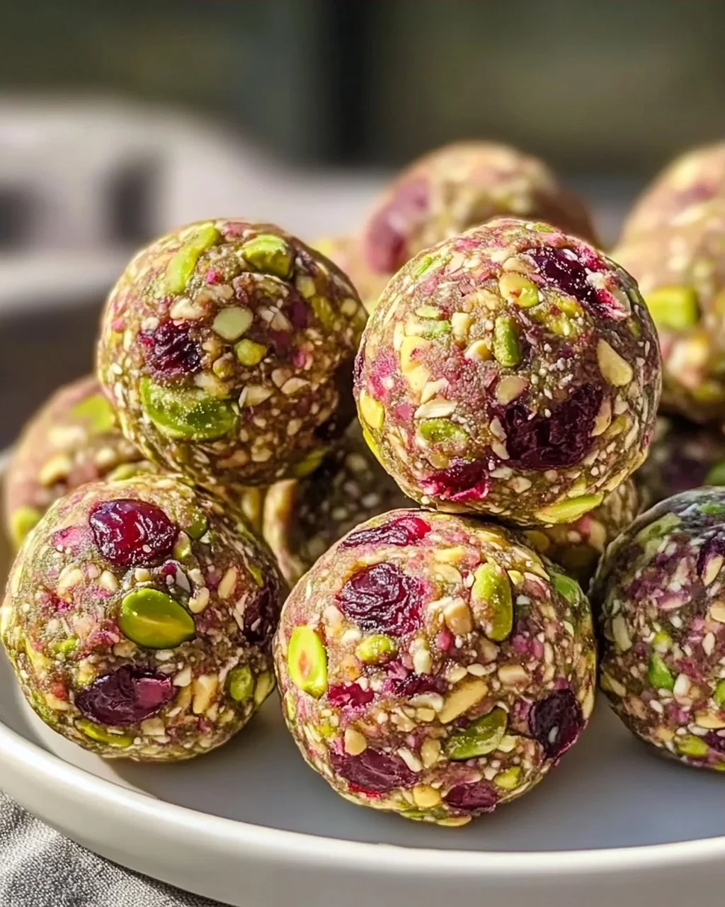 Cranberry Pistachio Protein Bites: Leckere, gesunde Snacks!