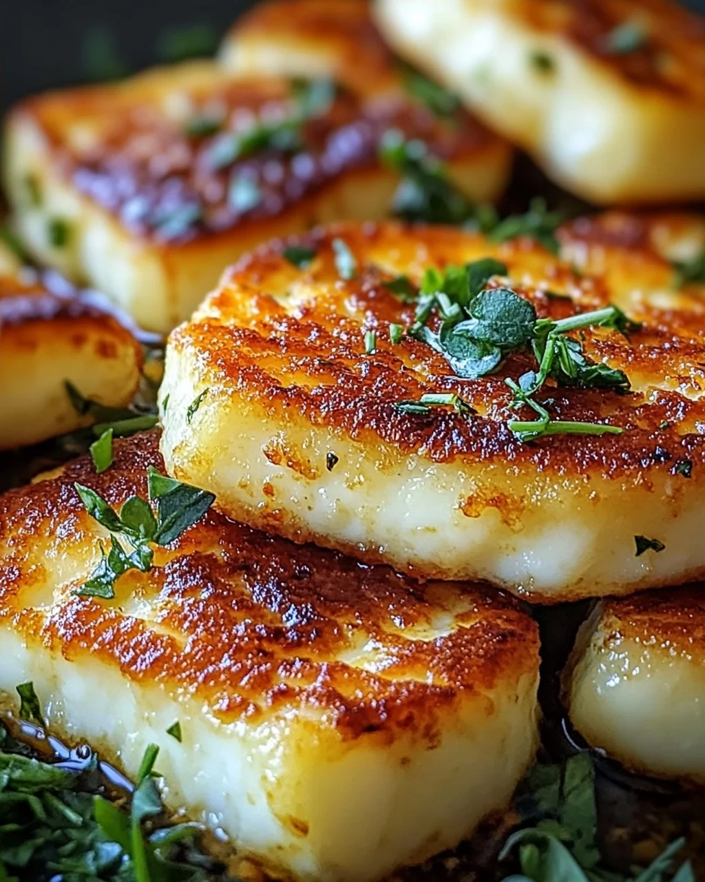 Crispy Pan-Fried Halloumi