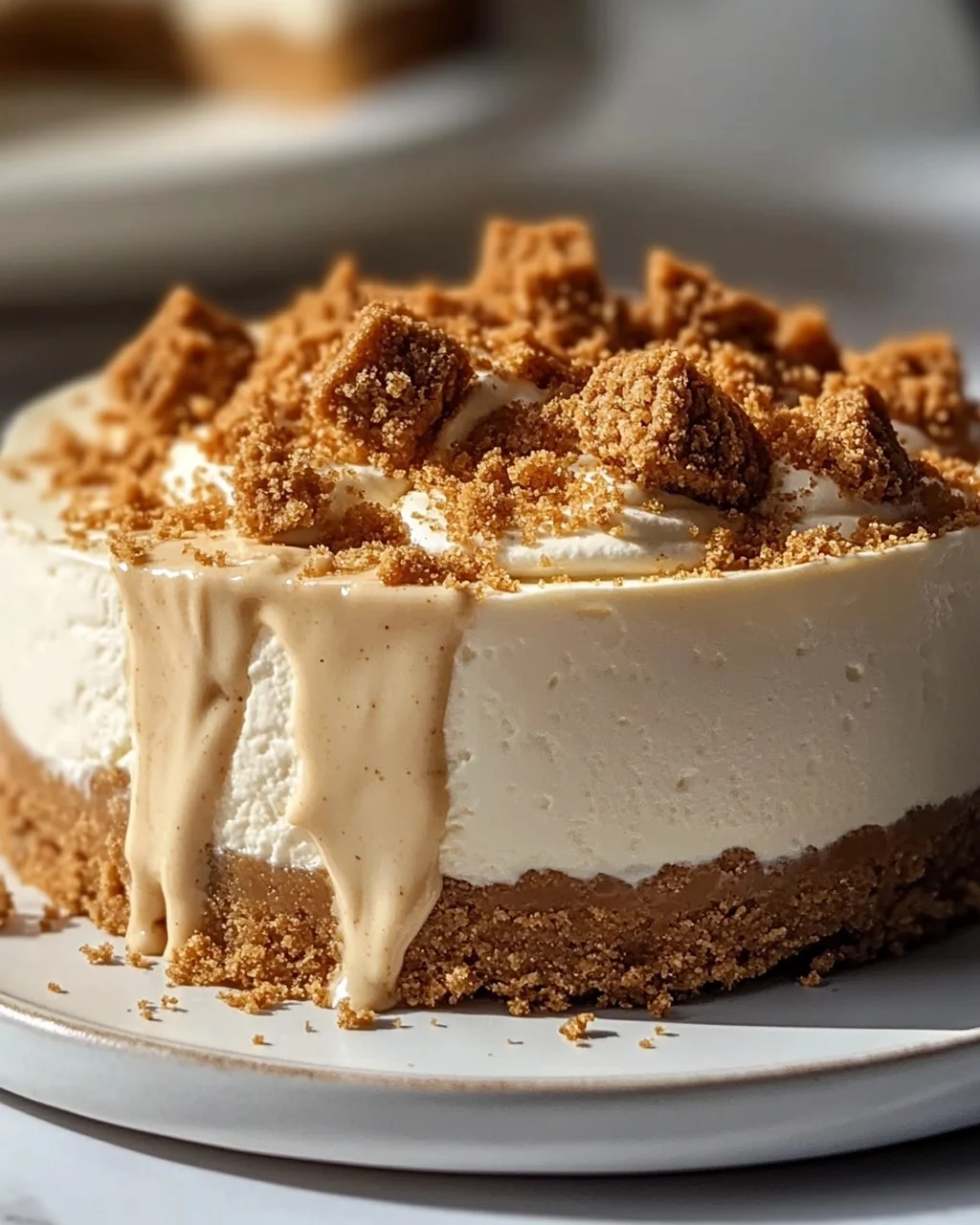 Einfacher Biscoff Cheesecake: Cremig-leckerer Genuss ohne Backen!