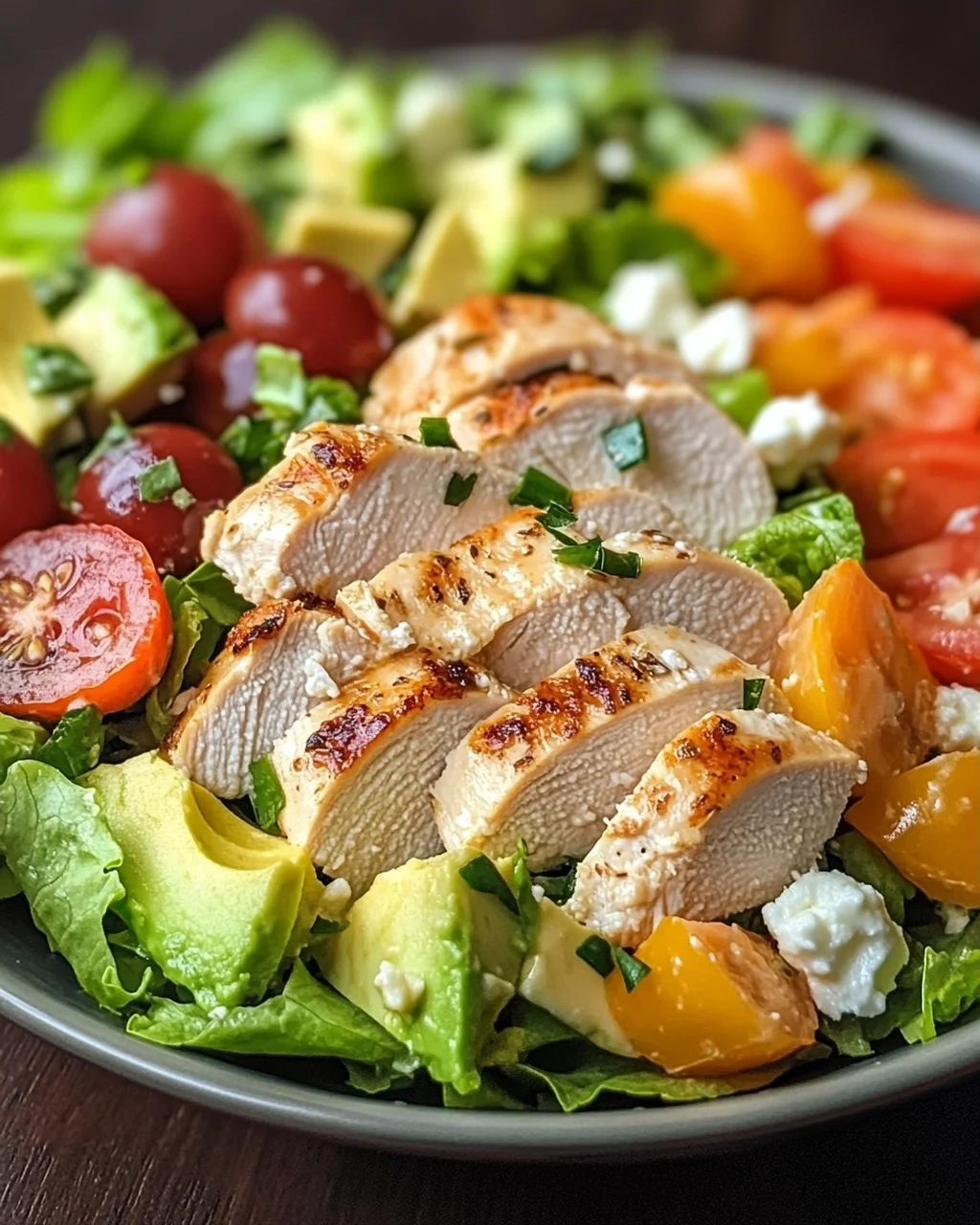 Einfacher Hähnchen Salat