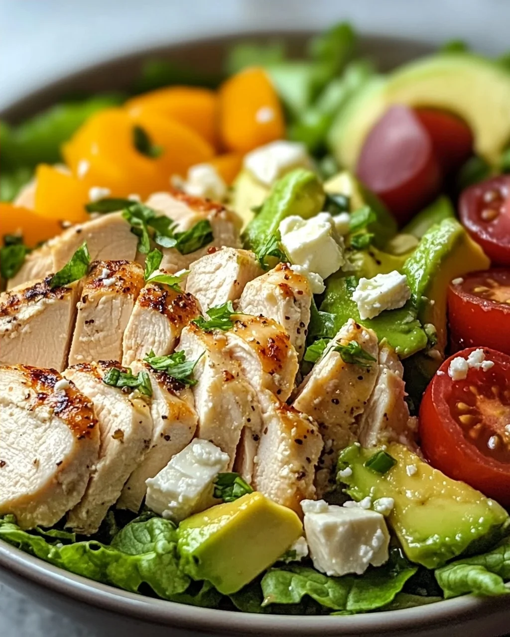 Einfacher Hähnchen Salat