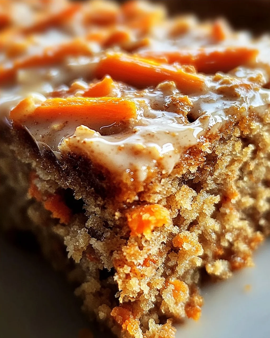 Einfacher Mehlfreier Haferflocken Karottenkuchen