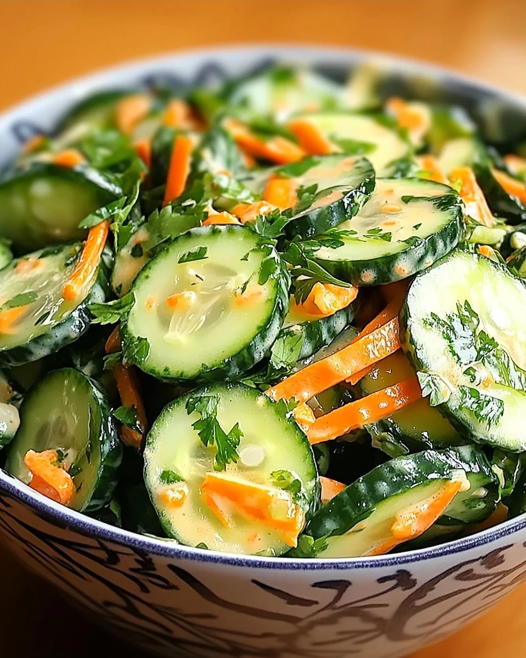 Erfrischender Asiatischer Gurkensalat für den Sommer!