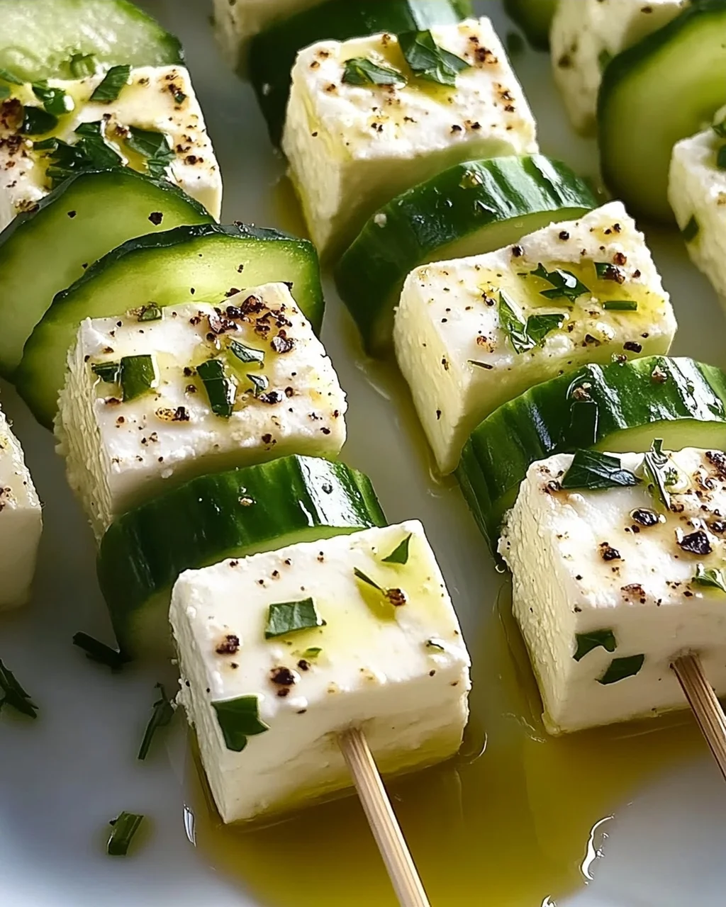 Feta Spiese mit Gurke: Leckeres Rezept für jeden Anlass!