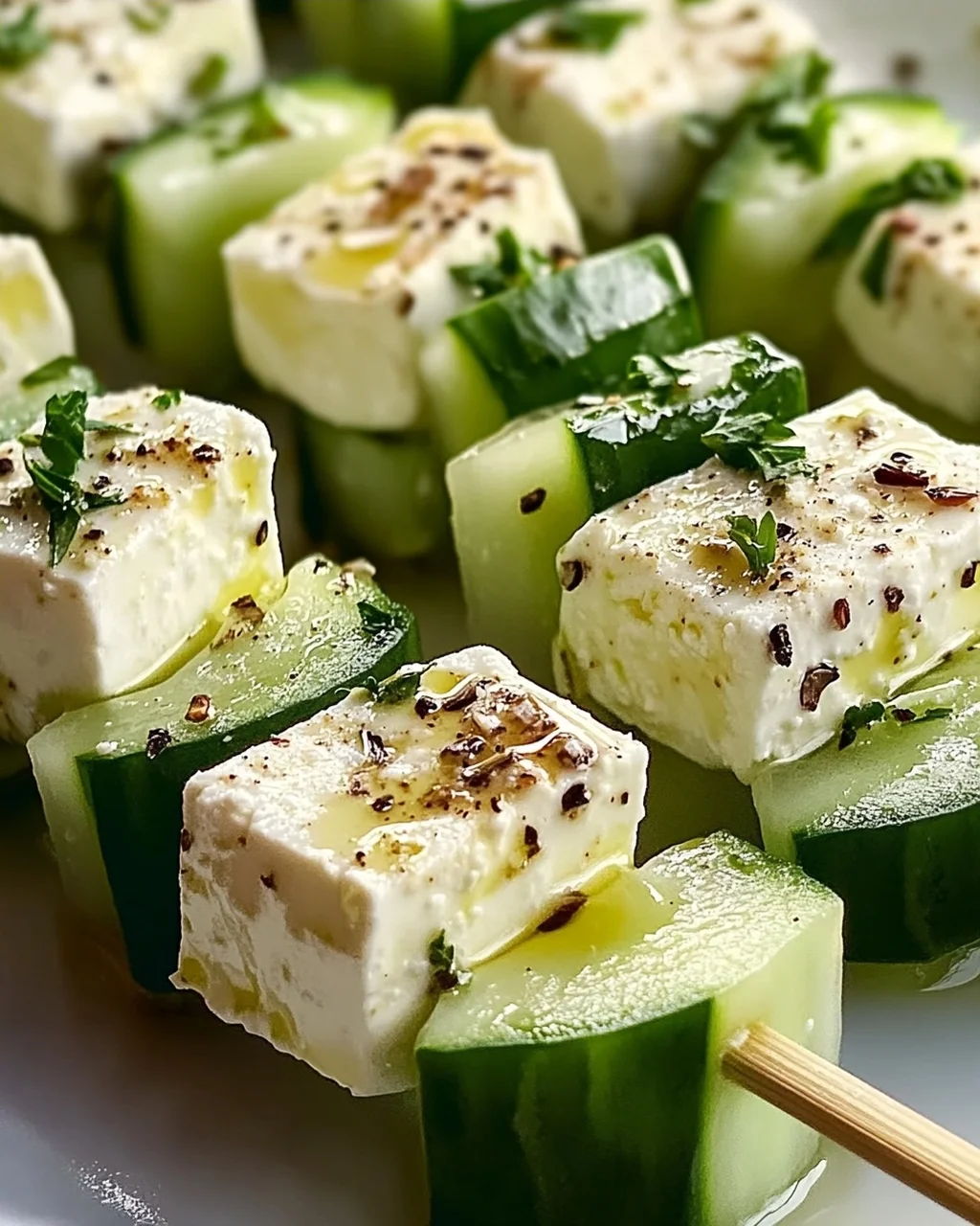 Feta Spiese mit Gurke: Leckeres Rezept für jeden Anlass!