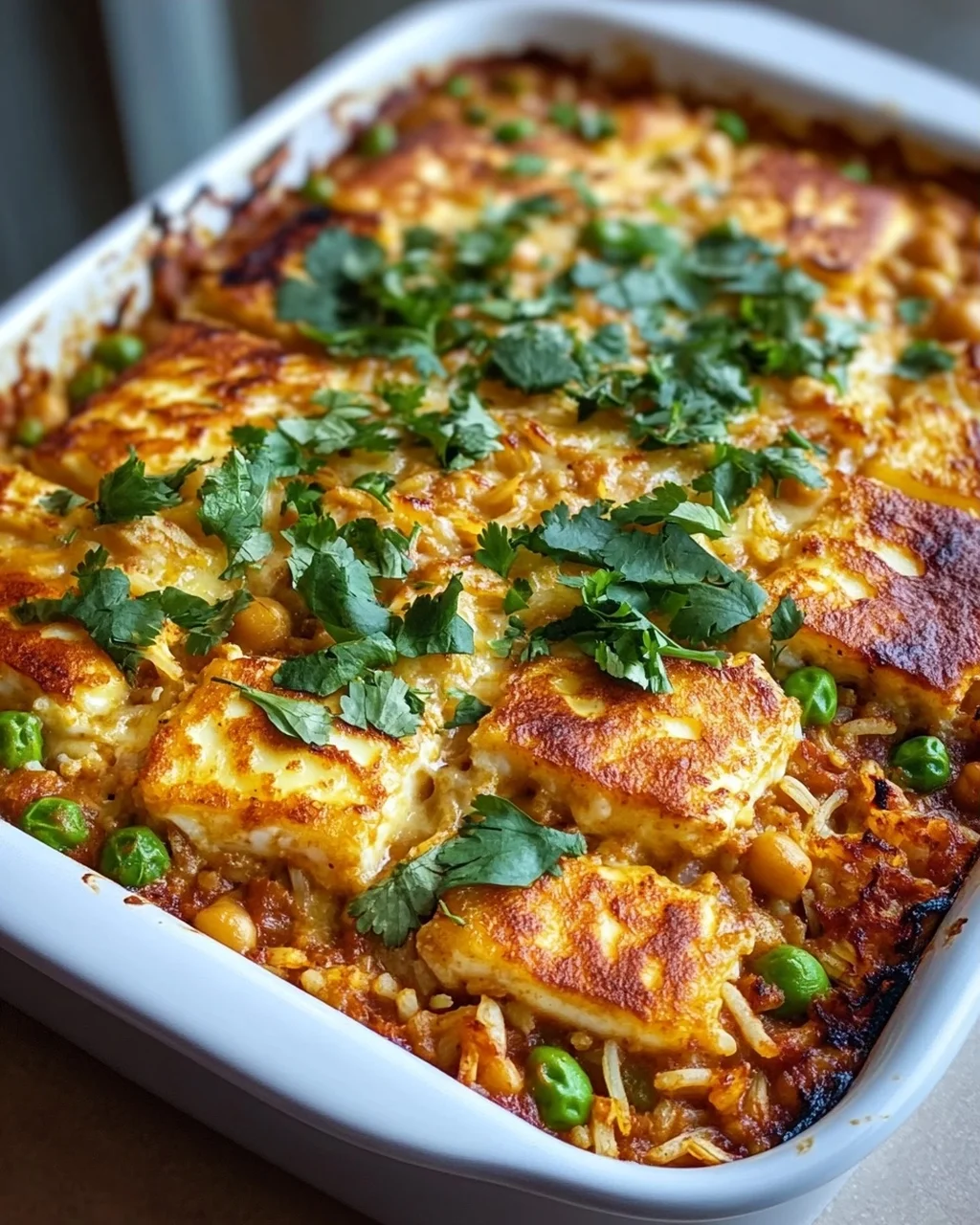 Halloumi Makhani Auflauf