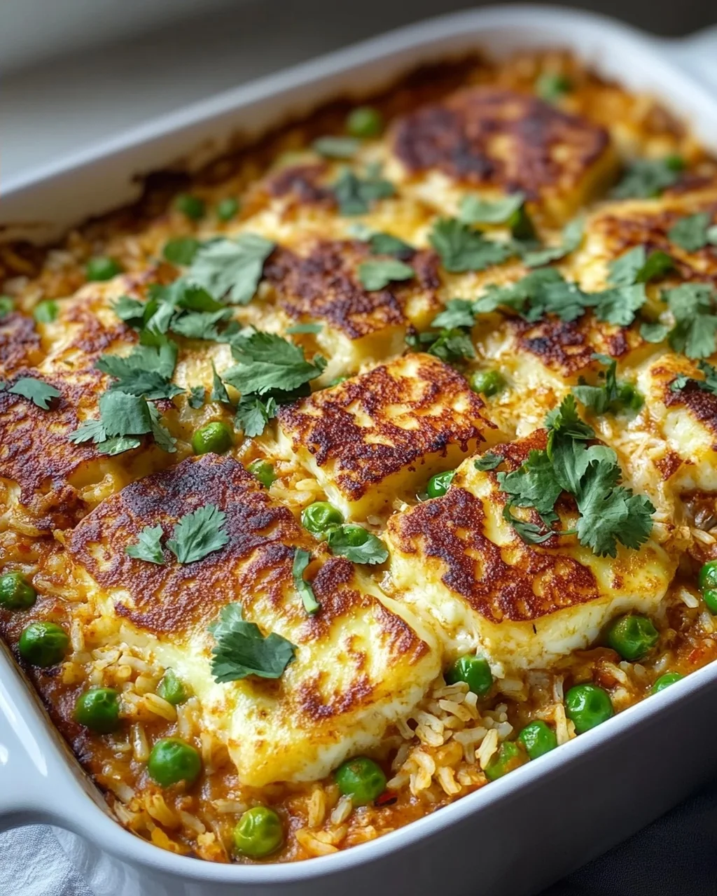 Halloumi Makhani Auflauf
