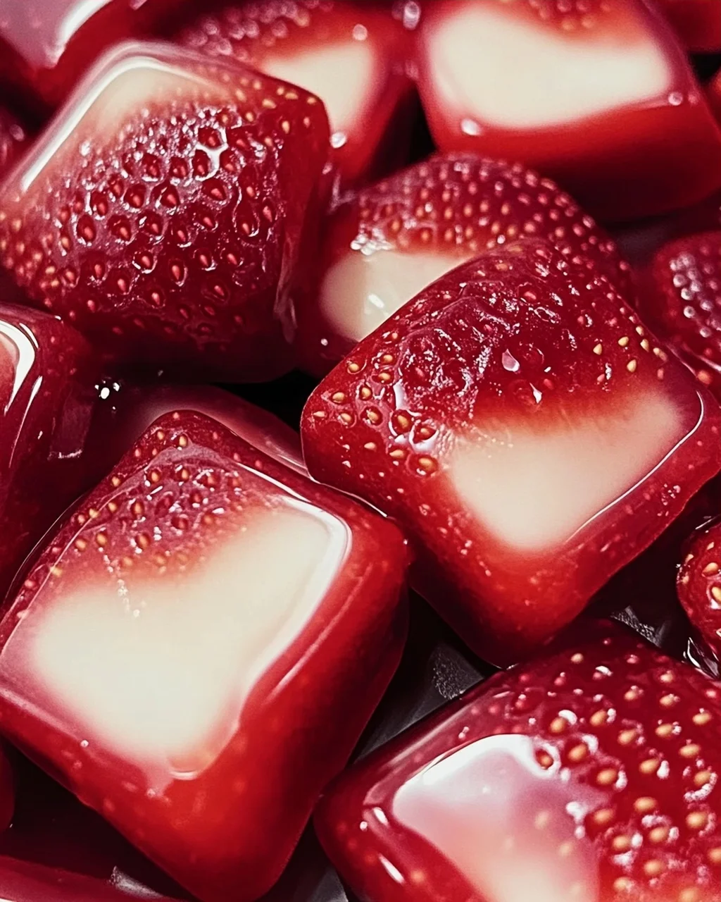 Hausgemachte Erdbeer-Gummis für gesunde Snacks