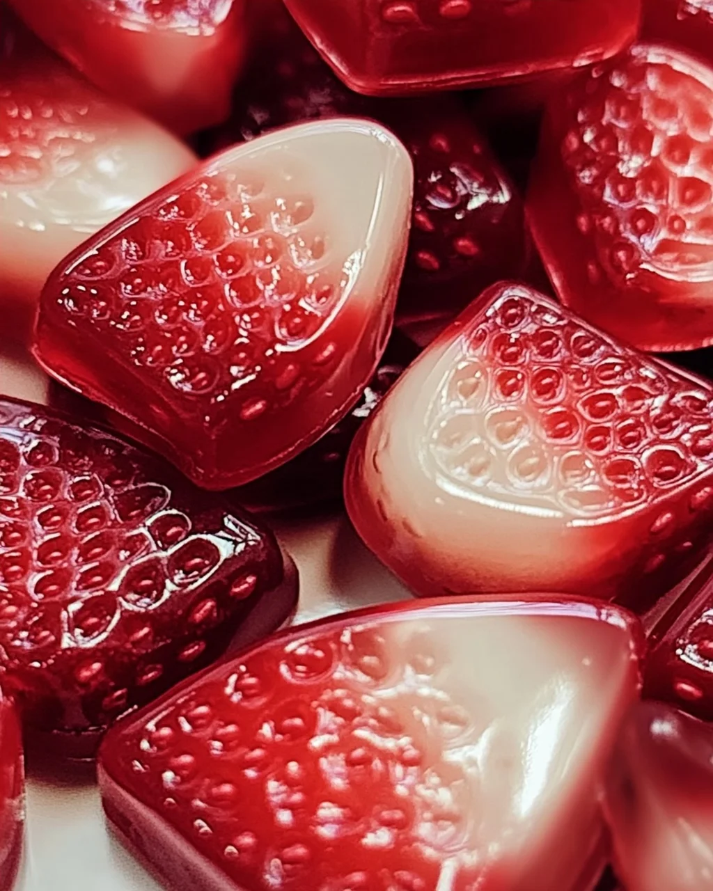 Hausgemachte Erdbeer-Gummis für gesunde Snacks