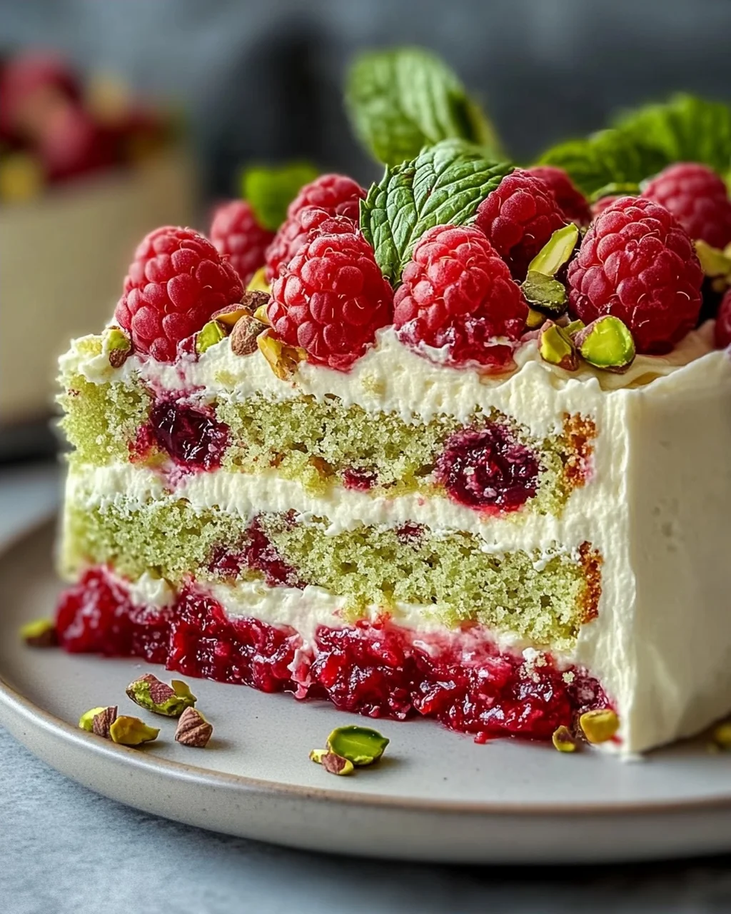 Himmlisches Pistazien-Himbeer-Kuchen Rezept für Genießer