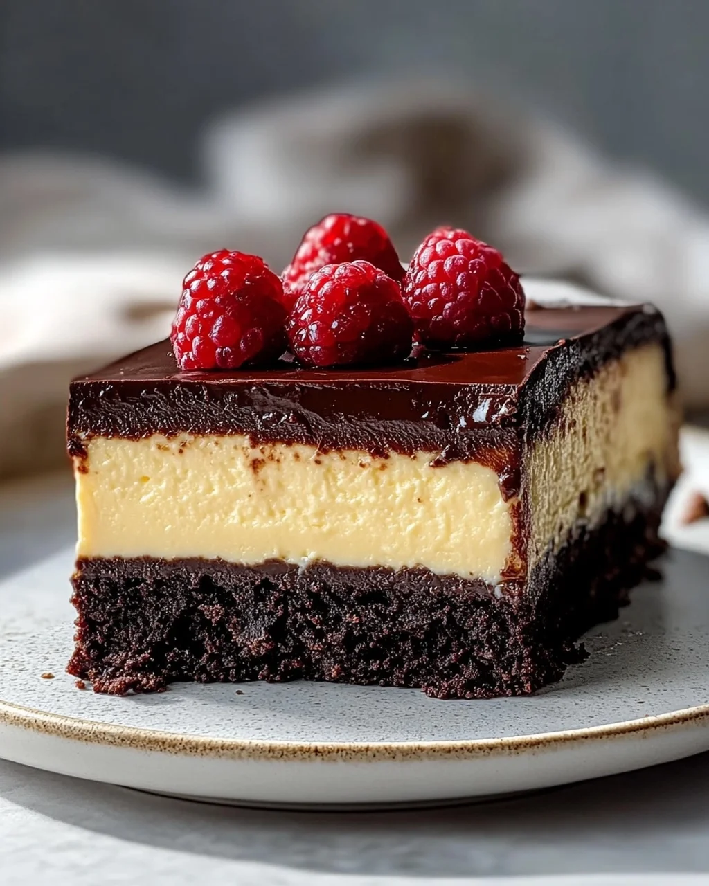 Himnon-Alkoholfreies Bier Brownie Cheesecake: Ein Genuss!