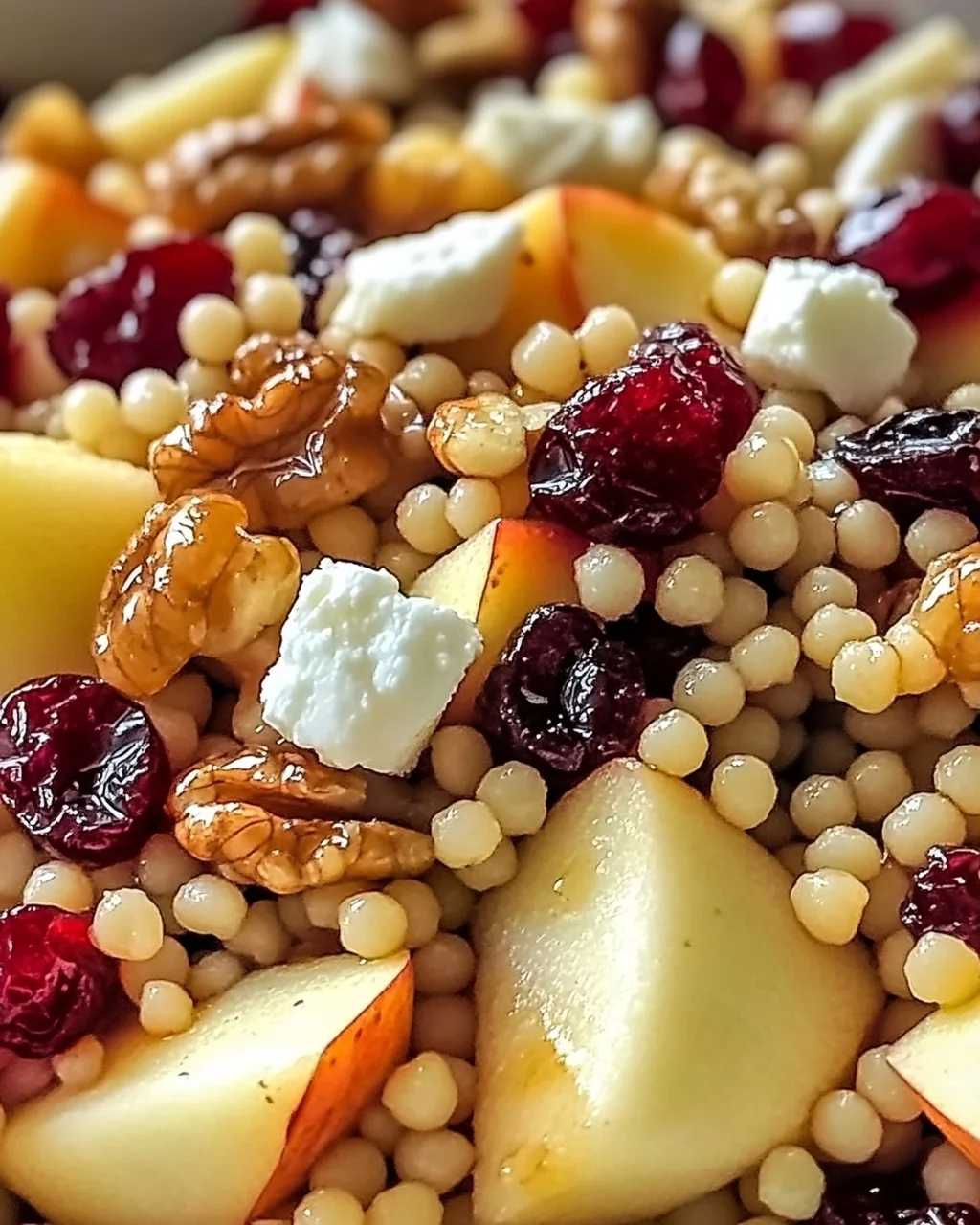 Honig Herbst Perle Couscous Salat für schnelle Küche
