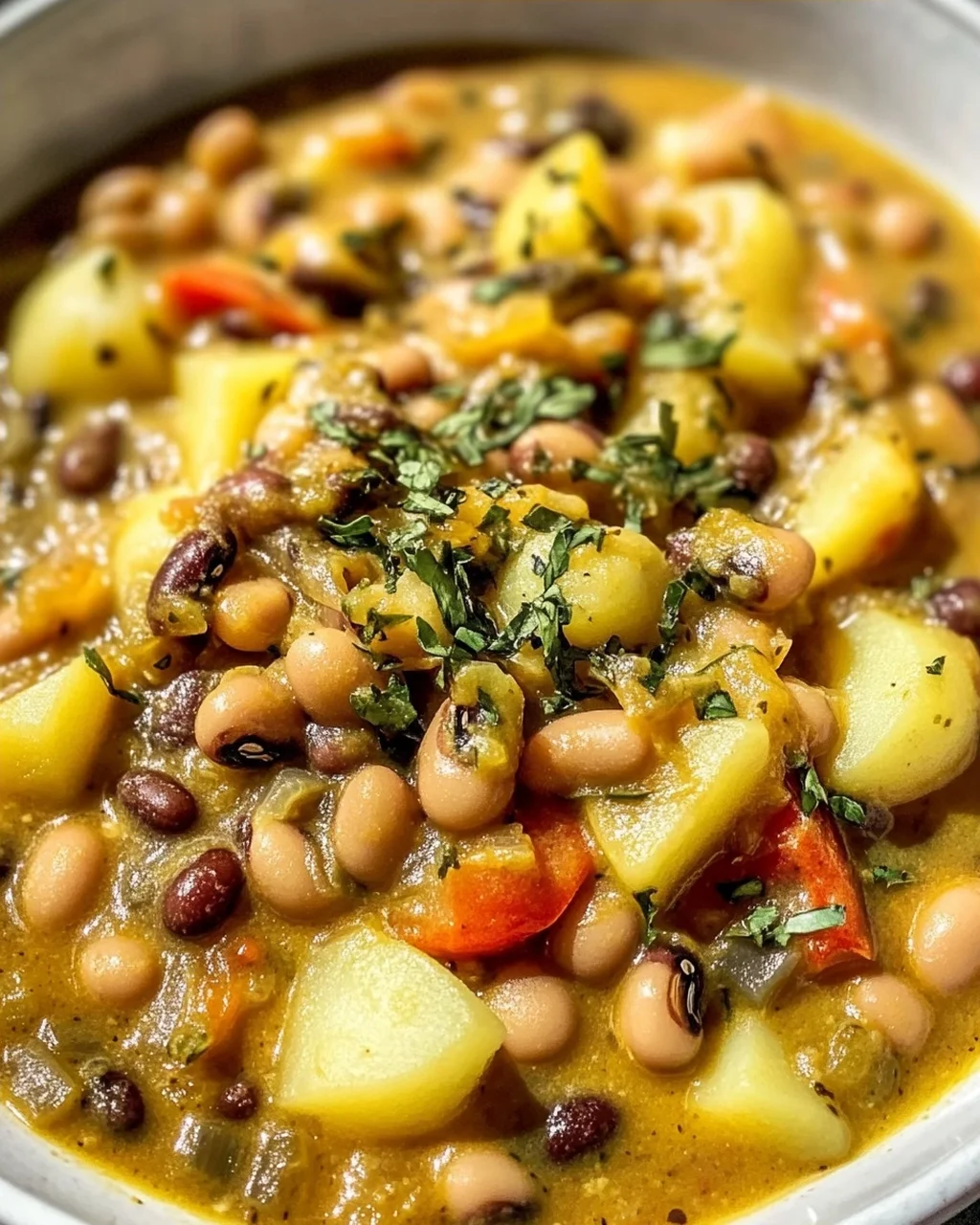 Jamaican Black Eyed Pea Curry