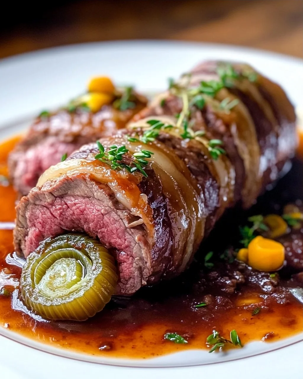 Juicy Beef Rouladen with Delicious Filling – Discover the Recipe!