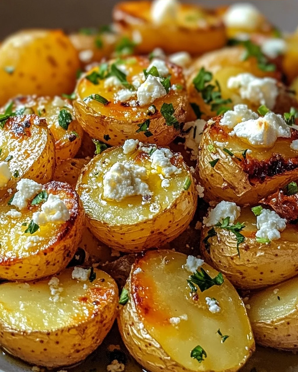 Kartoffeln mit Feta Knoblauch