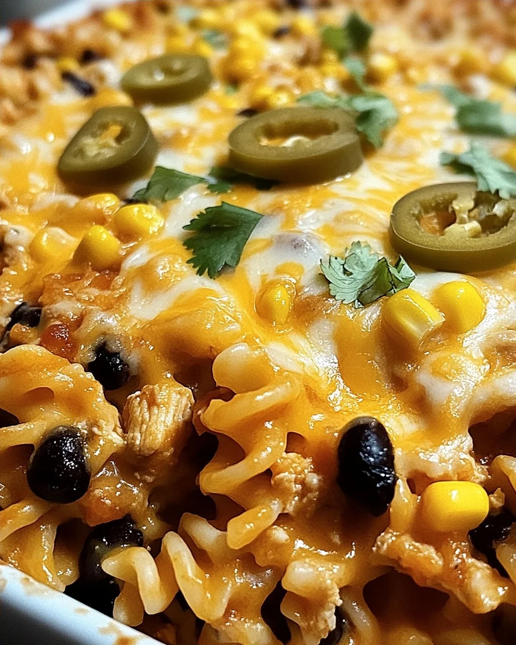 Käsiger Taco Nudelauflauf