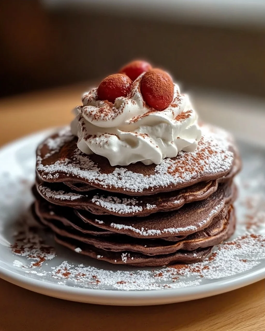 Keto Schoko Pancakes mit Kakao & Sahne – Himmlisch!
