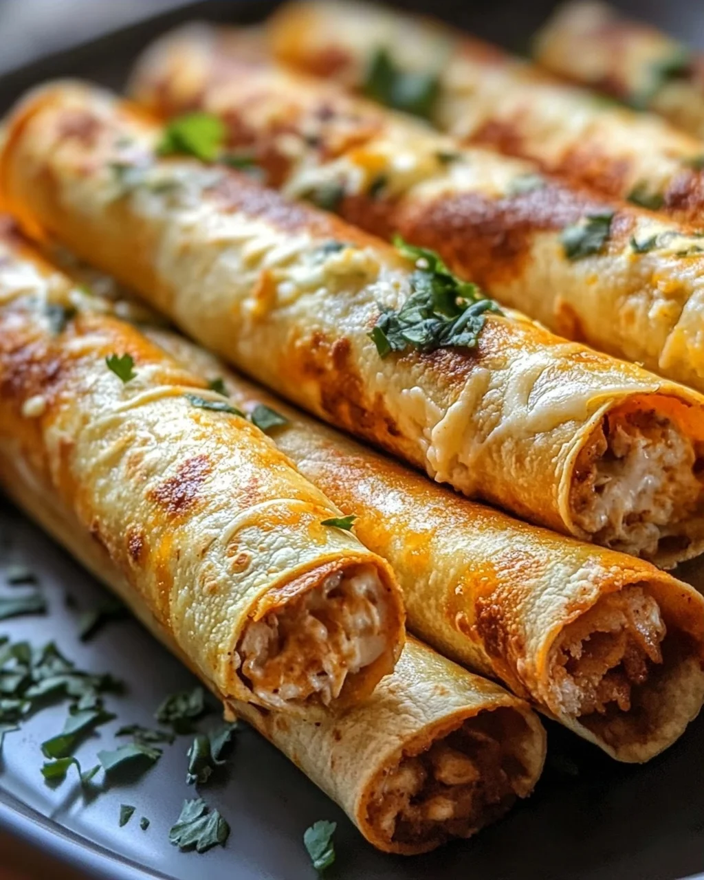 Knusprige Hähnchen-Taquitos: Ofengebacken zum Genießen!