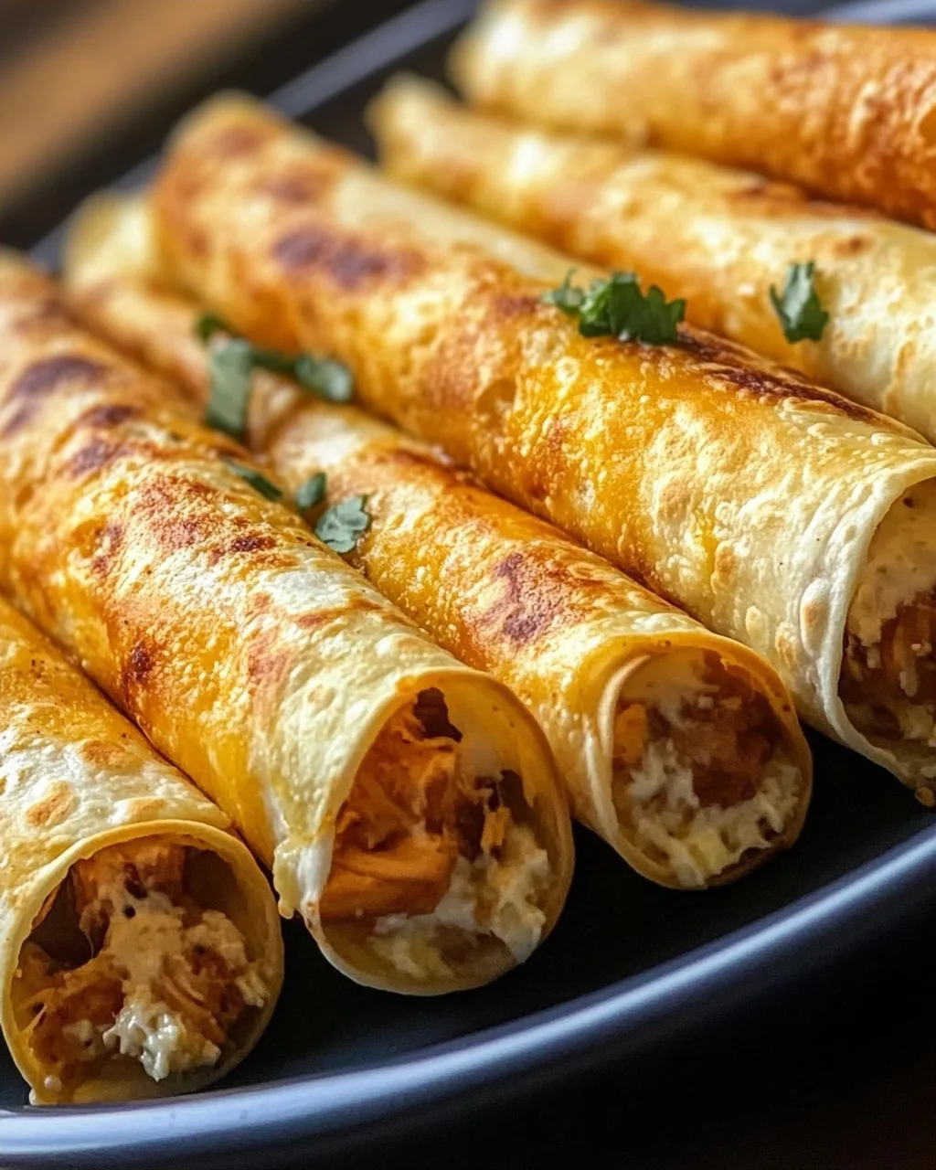 Knusprige Hähnchen-Taquitos: Ofengebacken zum Genießen!