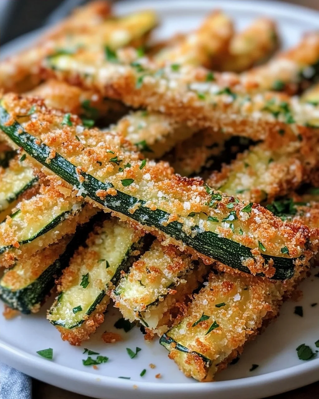 Knusprige Knoblauch-Parmesan Zucchini Fries – Einfach & Lecker