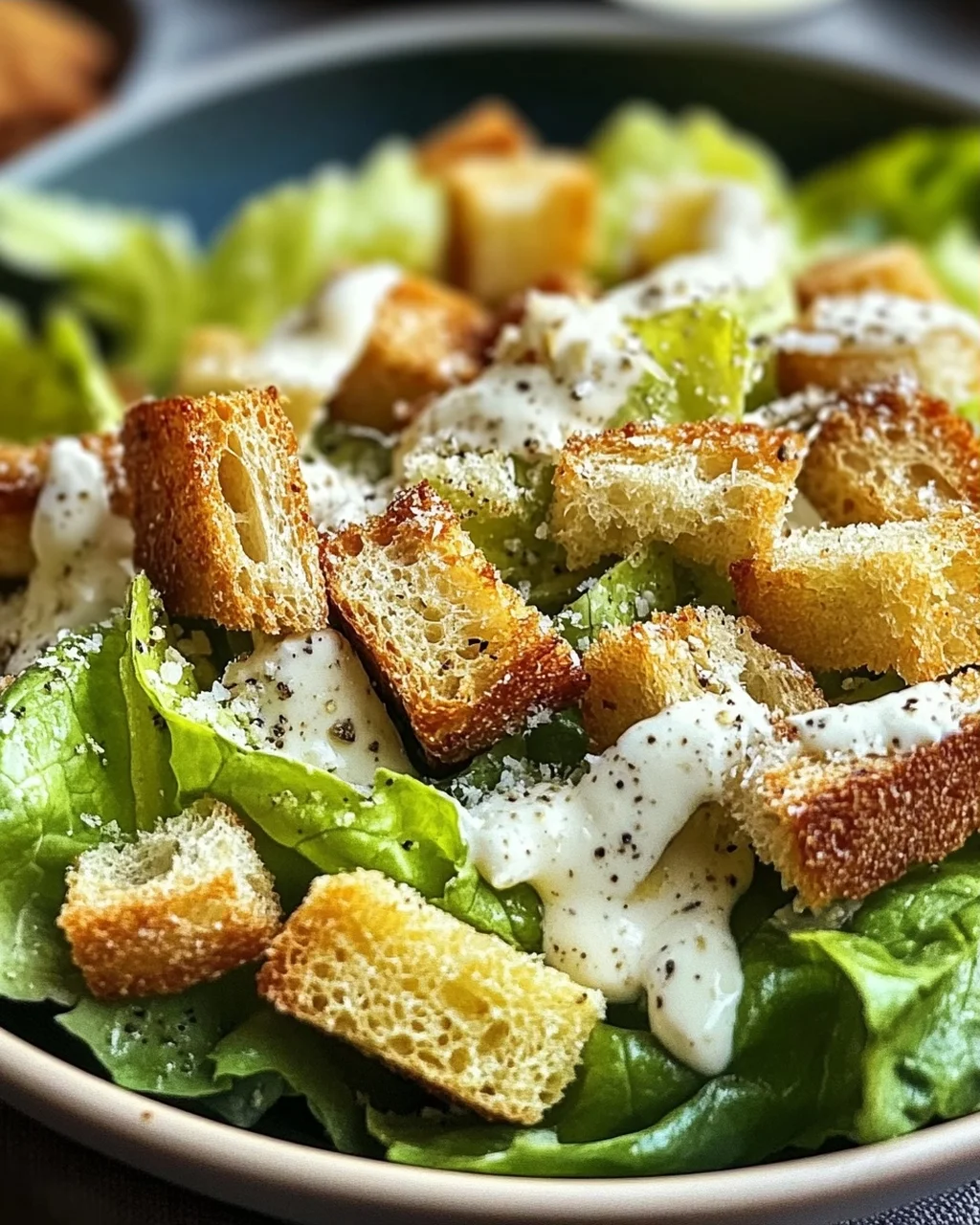 Knuspriger Caesar-Salat