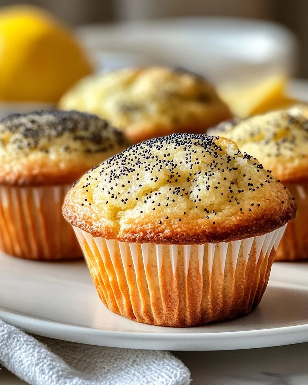 Lemon Poppy Seed Frühstücksmuffins – Frisch & lecker!