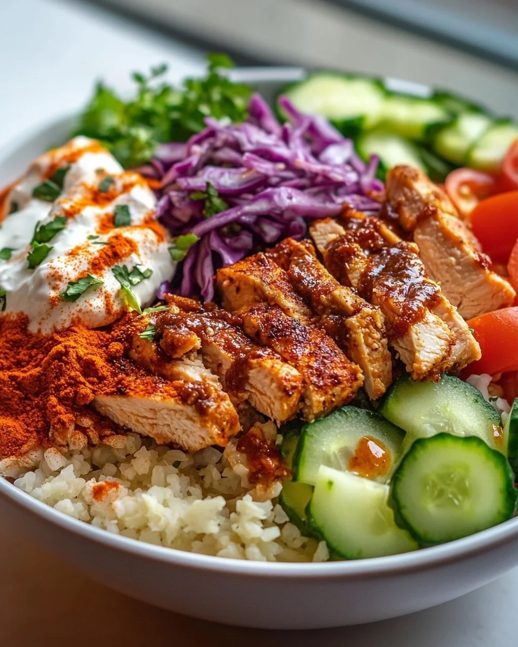 Low Carb Döner Bowl mit Blumenkohlreis – Dein schlanker Genuss