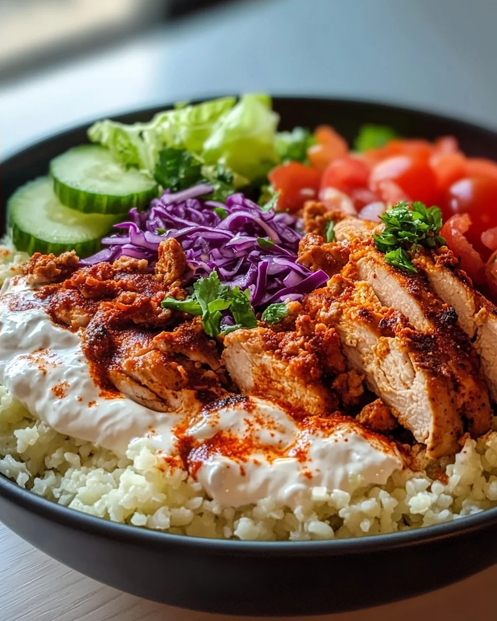 Low Carb Döner Bowl mit Blumenkohlreis – Dein schlanker Genuss