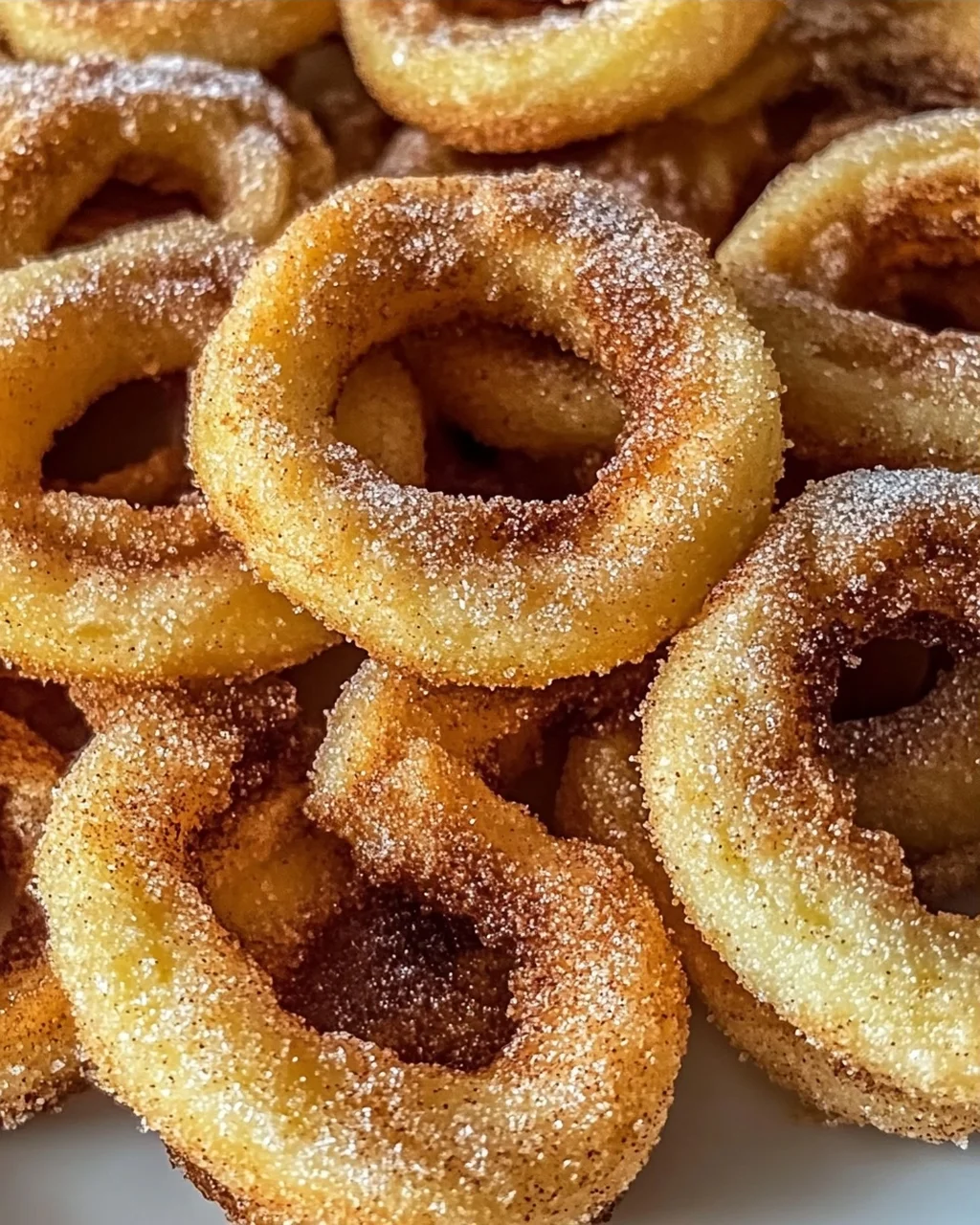 Luftfritteuse Zimt-Apfelringe so einfach und lecker
