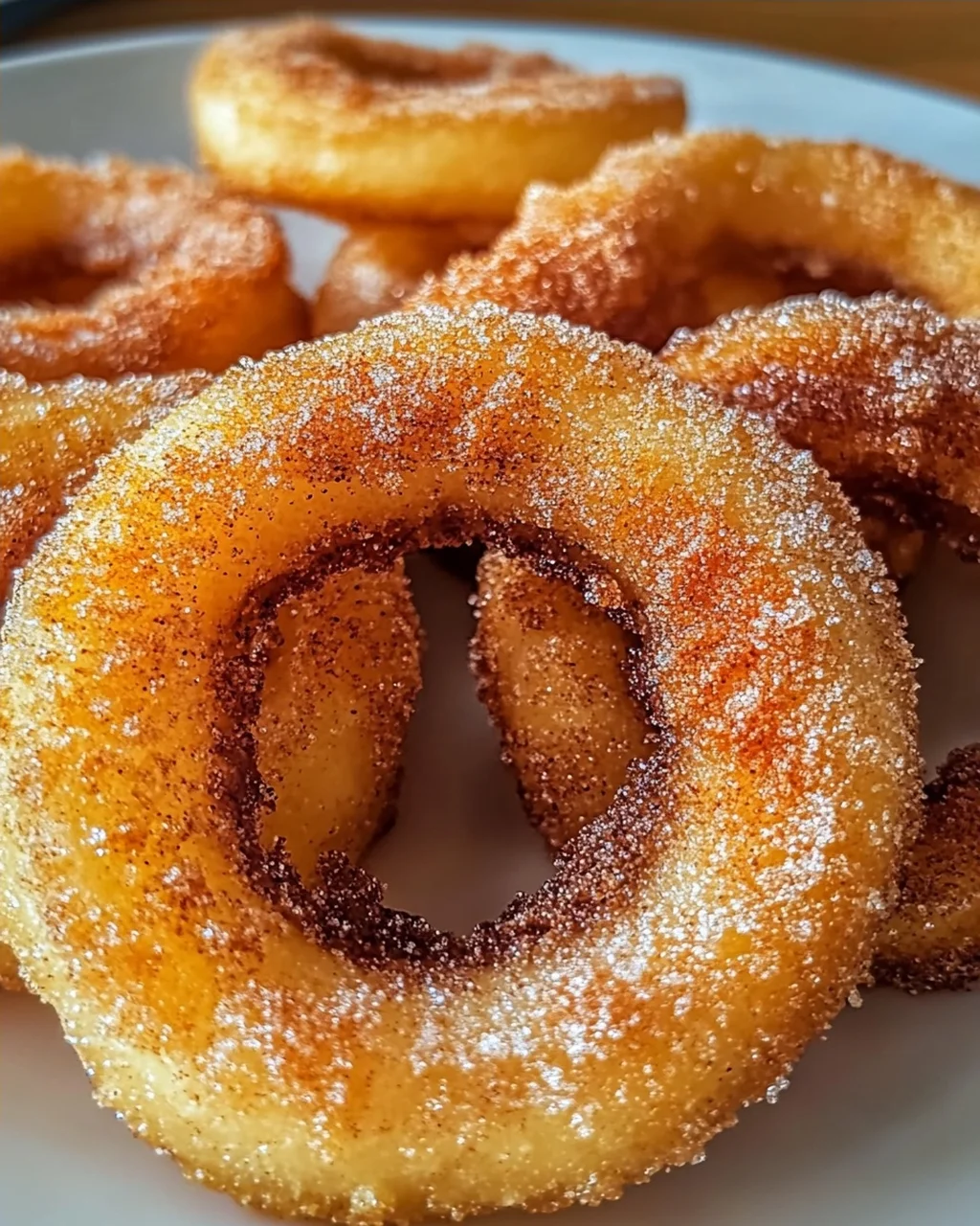 Luftfritteuse Zimt-Apfelringe so einfach und lecker