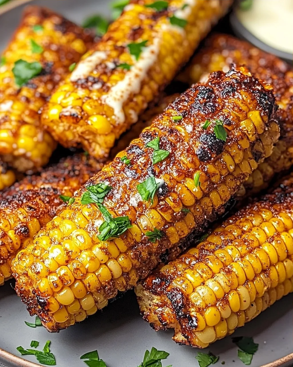 Luftfritteusen-Maisrippen mit köstlichen Variationen