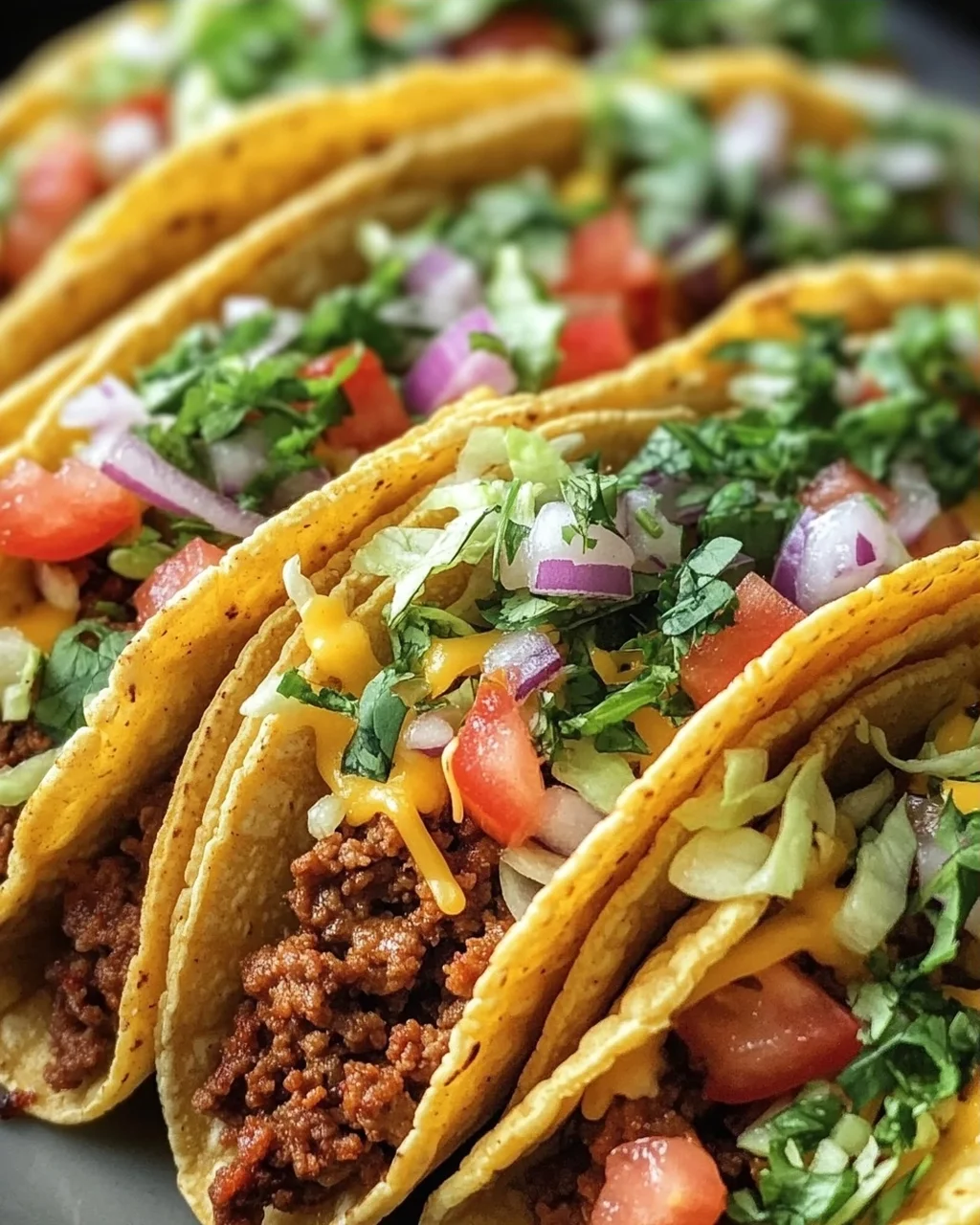 Ofen-gebackene käsige Tacos Knuspriges Gefülltes Rezept