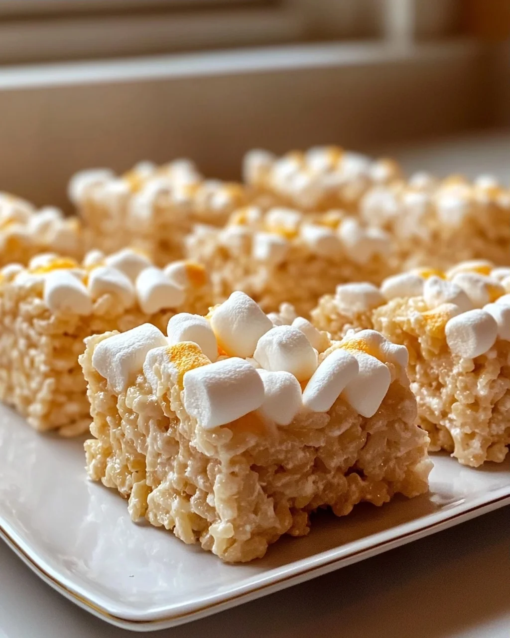 Puff Marshmallow Reiskrispie Riegel: Luftig, Süß, Schnell!