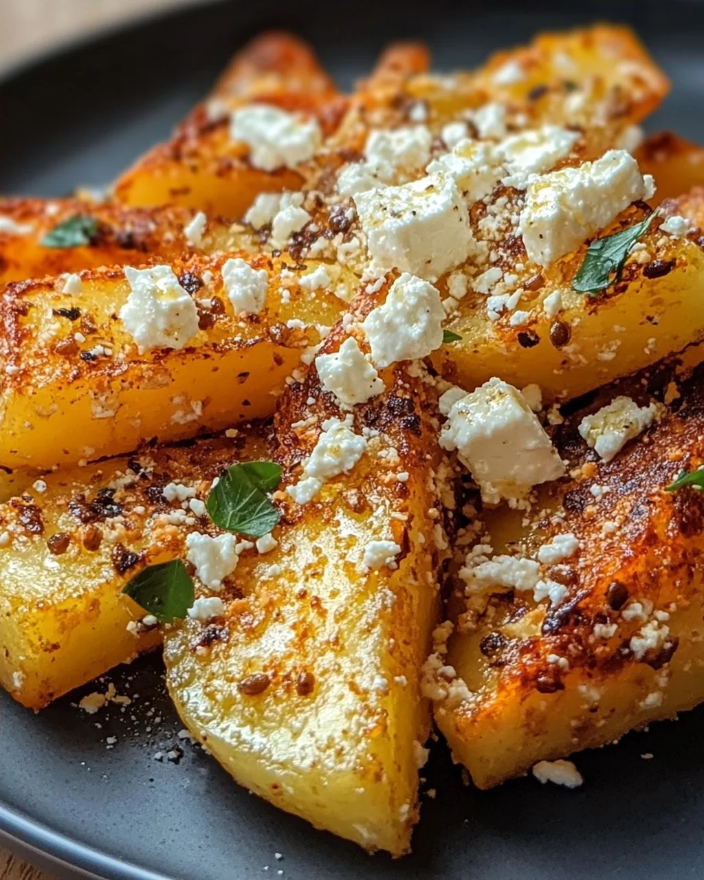 Röstiecken mit Feta überbacken