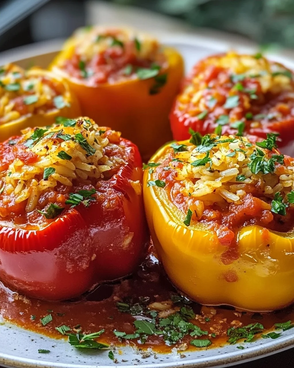 Saftige Hähnchen-Paprika mit Tomatensauce – Einfach Lecker!