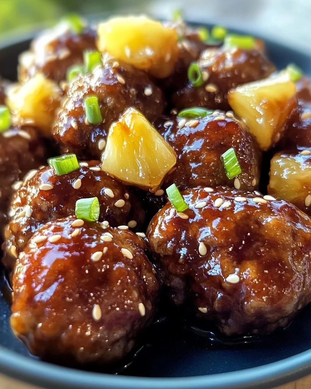 Saftige Hawaii-Teriyaki-Bällchen
