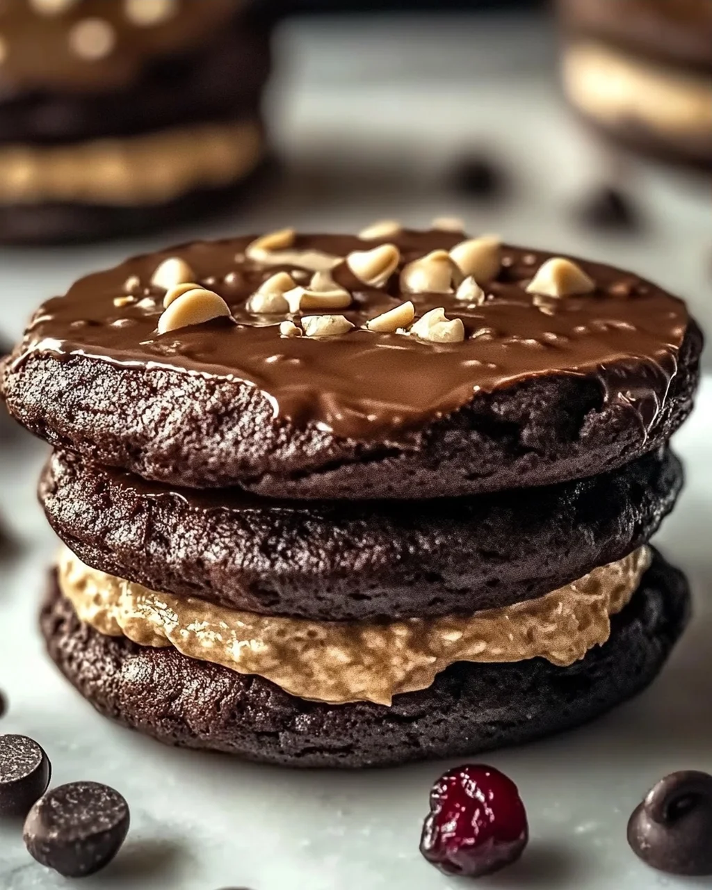 Schokoladenkaffee-Whoopie-Pies für Kaffeeliebhaber