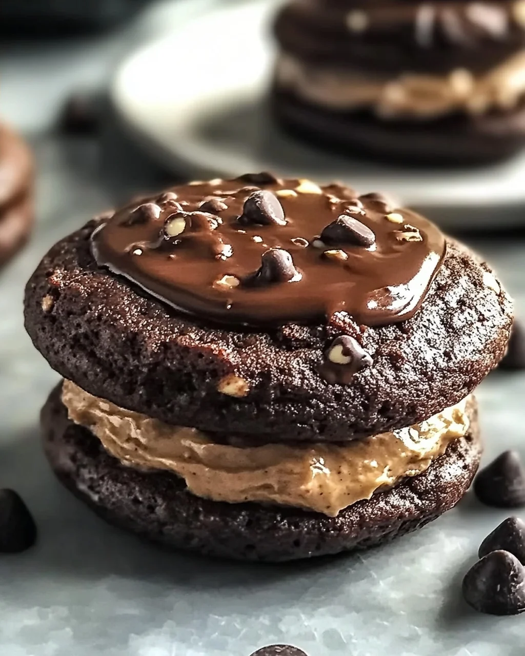 Schokoladenkaffee-Whoopie-Pies für Kaffeeliebhaber