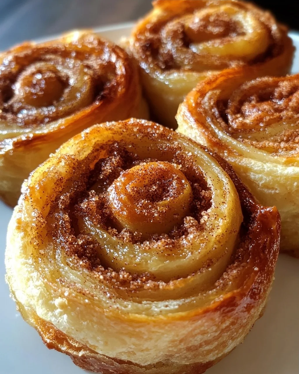 Süße Blätterteigschnecken aus der Heißluftfritteuse