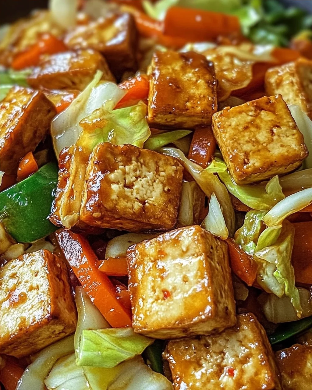 Tofu Kohlgemüse Pfanne