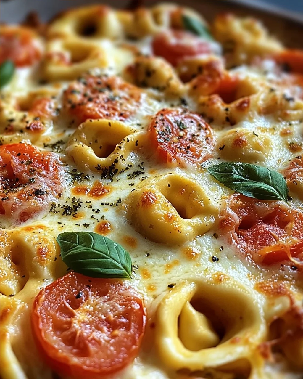 Tortelliniauflauf Tomate Mozzarella